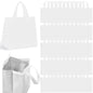 50 Pcs Insulated Take Away Bags Bulk Thermal Insulation Food for Coffee Milk Tea Hot Cold Food Fresh Seafood Cooler Pizza Delivery Bags for Catering Restaurant Grocery (White)