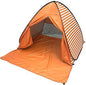 YBK Tech New Stripe Style Automatic Pop Up Beach Tent UV Protection Instant Portable Quick Cabana Sun Shelter for 2-3 Persons (Orange)