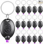 16 Pack Mini UV LED Keychain Flashlight, 395nm UV Light Keychain Flashlight, UV Keychain Flashlight, UV Keychain Light Black Light for Detections
