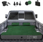 Truck Bed Air Mattress, Full Size Truck Beds, Inflatable Air Mattress with Air Pump 2 Pillows, Carry Bag, Pickup Bed Mattress for Chevrolet Silverado, Dodge Ram, Ford, Green
