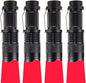 4 Pack Single Mode Red Light Flashlight, 1 Mode Red LED Flashlight Red Flashlight Torch, Red LED Red Light for Astronomy, Aviation, Night Observation