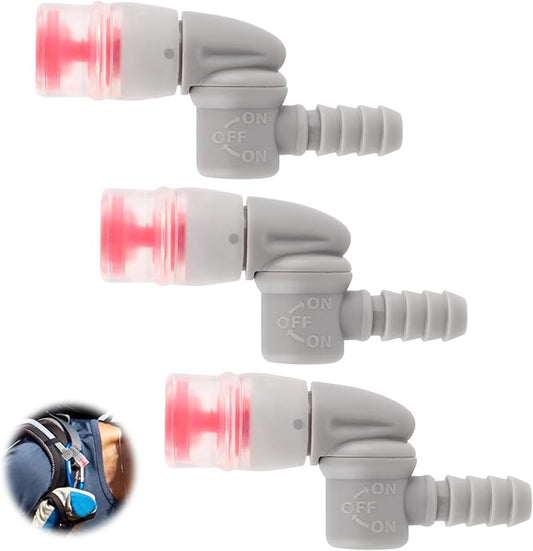 3pcs Bite Valve Replacement for Camelbak, Mouthpiece Replacement for Camelbak Hydration Pack Valve Replacement for Camelbak, Osprey Hydration Bladder (Gray)