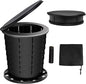 mupera Portable Toilet - Upgrade Foldable Toilet with Waste Bags and Toilet Storage Bag, Multifunctional 8 Gallon Travel Retractable Potty with Lid, for Car RV Boating