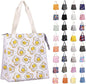 iknoe Insulated Lunch Bag for Women, 9L Durable Wide-Open Foldable & Portable Lunch Tote with Interior Pockets, Water-Resistant Thermal Cooler for Adults Picnic Beach