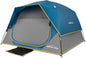 4 Person Blackout Camping Tent, Easy Setup Waterproof Family Dome Tent for Camping with Rainfly, Portable Double Layer Large Family Tent for Outdoor Camping&Hiking