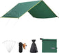 Azarxis Hammock Camping Tarp Rain Fly, Waterproof Tent Footprint Shelter Canopy Sunshade Cloth Picnic Mat for Outdoor Awning Hiking Beach Backpacking - Included Guy Lines & Stakes