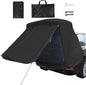 SUV Tailgate Tent with Awning Shade Car Tent for Camping Accessory for Car Camping Universal Fit Most SUV (Black)