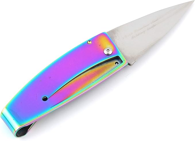 613 Pocket Folding Knife Stainless Steel Blade Handle