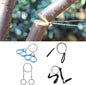 4 Pcak Wire Saw, 28'' Stainless Steel Serrated Cutting Cable, Stainless Steel Hand Pocket Wire Saw, Outdoor Tools for Trees Cutting, Backpacking Gear, Camping, Hunting, Hiking