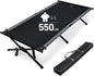EVER ADVANCED Extra Wide Camping Cot for Adults Oversized XXL Sleeping Cots Folding Cot Bed with Carry Bag, 84.3" L x 41.9" W, Support to 550 lbs