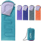 Camping Sleeping Bag 3 Seasons Lightweight &Waterproof with Compression Sack Camping Sleeping Bag Indoor & Outdoor for Adults & Kids