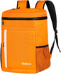 FORICH Soft Cooler Backpack Insulated Waterproof Backpack Cooler Bag Leak Proof Portable Small Cooler Backpacks to Work Lunch Travel Beach Camping Hiking Picnic Fishing Beer for Men Women