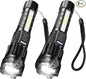 2 Pack Rechargeable Flashlights High Lumens, Super Bright LED Flashlight with 7 Lighting Modes, Waterproof Powerful Handheld Flash Light for Home, Outdoor, Camping, Emergency