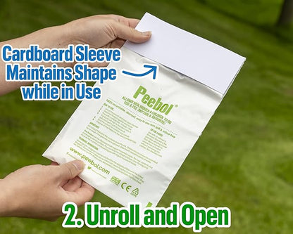 by SHEWEE – The Pocket-Sized Toilet – Rapidly Turns 1L of Urine into an Odourless & Solid Gel. Made in the UK, Disposable Urinal Bag for Everyone. Festival, Camping, Car & Travelling Essentials