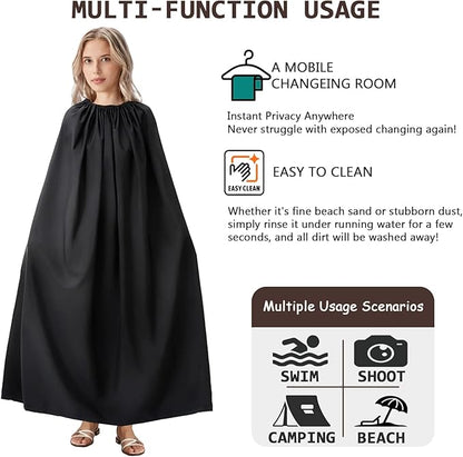 Portable Changing Room, Changing Tent for Dancers, Instant Privacy Shelter Black Cover Changing Curtain for Outdoor