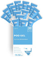 Godora 30 Packs ECO-Friendly Camping Toilet Poo Gel Powder, Portable & Fast-Absorbing Camping Toilet Gel, Rapidly Biodegradable Eco Poo Gel for Portable Toilet, Outdoor Portable Bedpans & Emergencies
