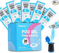 40Packs Poo Gel for Portable Toilet, Absorbent Poo Powder for Liquid Waste and Urine Camping Toilet Outdoor Hiking