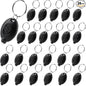 24 Pack Mini Led Flashlight Keychain Portable Ultra Bright Small Flashlight Key Ring for Outdoor Night Activities and Emergency Lighting (Color Set 2)