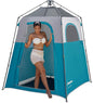 KingCamp Camping Shower Tent, Instant Portable Privacy Shelter, 1/2 Room Large Outdoor Toilet Tent with Floor, Water-Resistant, Windproof & Easy Setup for Beach, Camping & Hiking