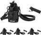 Radio Holder Walkie Talkie Pouch Molle Radio Pouch BaoFeng Radio Holster Strap Radio Case for Duty Belt Compatible with BaoFeng UV5R 888S F8HP Kenwood Icom HYT Arcshell Retevis H777 (4 Pack)