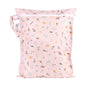 Bumkins Disney Waterproof Wet Bag for Baby, Travel, Swim Suit, Cloth Diapers, Pump Parts, Pool, Beach, Gym Clothes, Toiletry, Hook to Stroller, Daycare, Zip Reusable Wetdry Pack, Princess Magic Pink