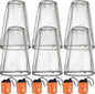 6 Packk Mosquito Covers Wearable Head Net Face Mesh Protecting Net Mosquito Fly Insects Bugs Preventing for Outdoor