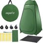 ROPODA Pop Up Tent 83inches x 48inches x 48inches, Upgrade Privacy Tent, Porta-Potty Tent Includes 1 Removable Bottom, 8 Stakes, 1 Removable Rain Cover, 1 Carrying Bag