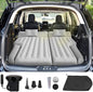 Umbrauto SUV Camping Air Mattress| Flocked Car Sleeping Bed with Reinforced Bottom| Back Trunk Inflatable Airbed for Vans| Includes Electric Pump, Pillows, Repair Patch & Carry Bag