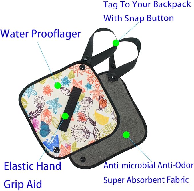 1pcs Pee Cloth for Women Hiking, Reusable Absorbent Wipes, Washable Camping Toilet Paper, Urination Solution Hygienic Urinal Travel. Ecofriendly Camping, Hiking,Device Accessories Outdoor