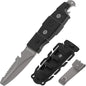 GEAR AID Akua Blunt Tip Paddle Knife with Serrated 3” Blade and Sheath
