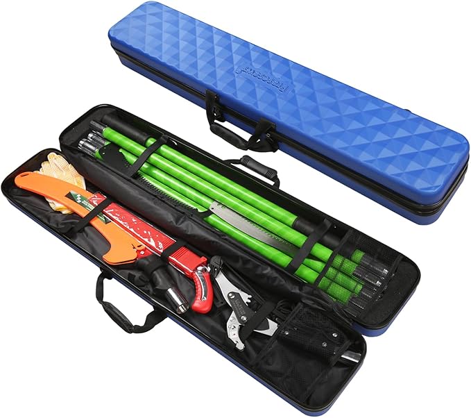 24 Feet Pole Saws For Tree Trimming Hand saw high branch scissors set Alloy saw blade Hand Pole Saws for Sawing and Shearing