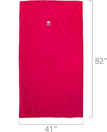 Pike Trail Sleeping Bag Liner – Travel and Camping Sheet, Lightweight and Compact Insert with Full Length Zipper and Guarantee