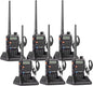 6 Pack Nicama Baofeng UV-5R Dual Band Two Way Radio, 144-148/420-450Mhz Walkie Talkie with 1800mAh Li-ion Battery