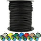 West Coast Paracord 550lb Paracord Spools – 7 Strand Type III Tactical Parachute Cord for Hiking, Camping, and Fishing – Black (50 ft)