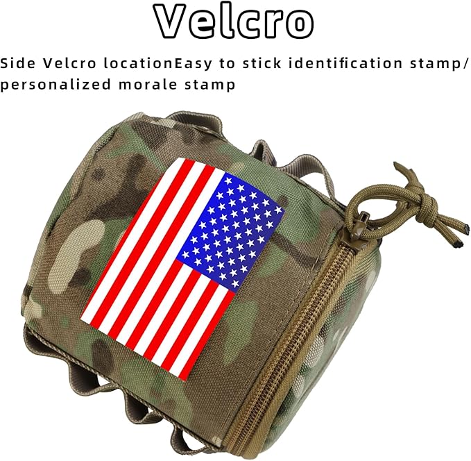 Tactical Toilet Paper Holder Waterproof and Wear-Resistant，Toilet Paper Holder for Outdoor Use, Camping,picnics (camo)