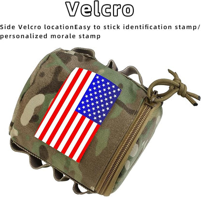 Tactical Toilet Paper Holder Waterproof and Wear-Resistant，Toilet Paper Holder for Outdoor Use, Camping,picnics (camo)