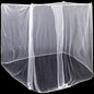 4 Corners Mosquito Net for Mosquiteros para Camas Bed Canopies Netting Bed Drapes Rectangular Mosquito Mesh for Camping Home Outdoor Travel Dormitory(White,L87 X W79 X H79 Inch)