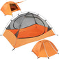 Clostnature Polaris Lightweight Backpacking Tent - 1/1.5/2/3/4/6 Person Ultralight Waterproof Camping Tent, 3 Season Large Size Easy Setup Tent for Family, Outdoor, Hiking and Mountaineering