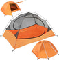 Clostnature Polaris Lightweight Backpacking Tent - 1/1.5/2/3/4/6 Person Ultralight Waterproof Camping Tent, 3 Season Large Size Easy Setup Tent for Family, Outdoor, Hiking and Mountaineering
