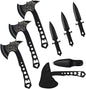 Throwing Stars, Throwing Axes and Tomahawks 3 Pack Set with Bottle Opener and Nylon Sheath, 10in Throwing Hatchet for Competition and Recreation