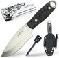 JEO-TEC Nº10 Bushcraft Survival Knife | Full Tang Fixed Blade Outdoor Camping Utility Hunting Knife In Kydex Sheath | MOVA Steel Fire Starter Scraper | Gift For Him