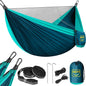 Camping Hammock Mosquito Net,Double & Single Portable Hammocks Hammocks with 2 Tree Straps,Hammock Tent for Travel Camping,Camping Accessories for Indoor Outdoor Hiking Backpacking Backyard Beach