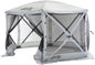 CLAM Pop Up Screen Tent, Outdoor Camping Gazebo Canopy, Escape, 11.5', Gray