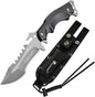HX OUTDOORS Full Tang Camping Knife, Fixed Blade Survival Knife with Sheath and Handle for Outdoor, EDC, Hunting