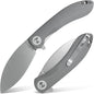 Vosteed EDC Knife, 3.26" Lightweight Folding Pocket Knife with Clip for Men and Women, Modern Shilin Cutter with Nitro-V Steel Blade, G10 Handle for Camping, Hiking - Nightshade Series
