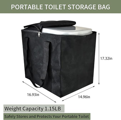Portable Toilet Carrying Bag - Upgraded 5.3 Gallon RV Toilet Protector Bag(2024 New), Portable Toilet Carry Bag for RV Travel Potty