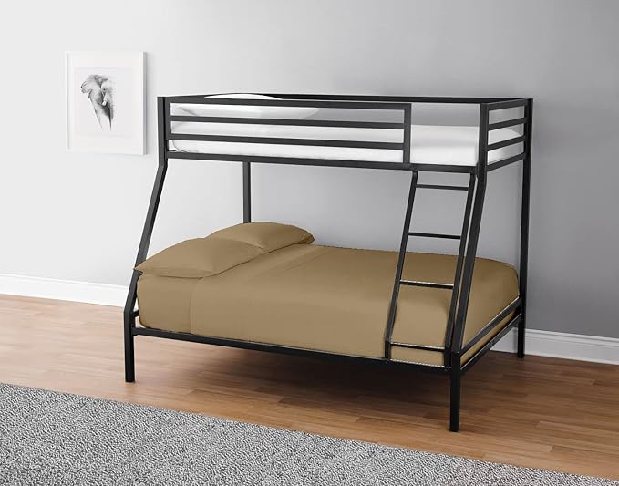 4-PC Cot Size Sheets Set - 32x75, 100% Cotton Fitted Sheet - Perfect for Narrow Twin/Rv Bunk/Camping Cot/Guest Bed Replacement, Fits Upto 4-8" Deep Mattress - Taupe Solid
