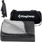 KingCamp Hooded Stadium Blanket - Waterproof & Windproof Fleece Blanket for Sports, Concerts, Park, Travel & Hiking