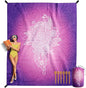 VENTURE 4TH Family-Size Beach Blanket: Sandproof, Waterproof, Lightweight & Compact. Includes Stakes and Carry Bag. 9x10 feet XXL Purple Mandala
