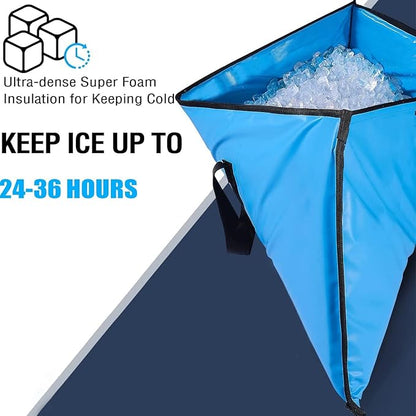 Buffalo Gear Insulated Fish Cooler Bag 40x18in 48x18in Leakproof Kill Bag Portable Waterproof Keep Ice Cold More Than 24 Hours